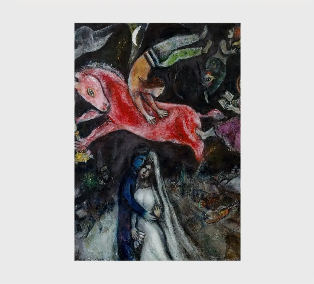 Marc Chagall A red horse notebook by MC Exhebition
