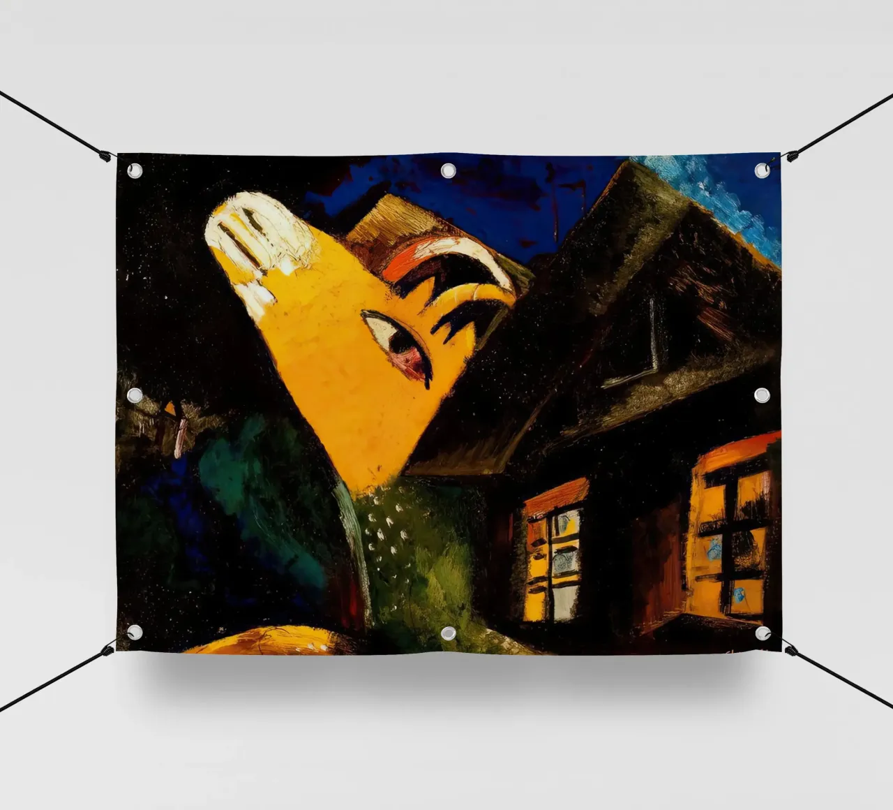Marc Chagall La stalla telo in pvc da MC Exhebition
