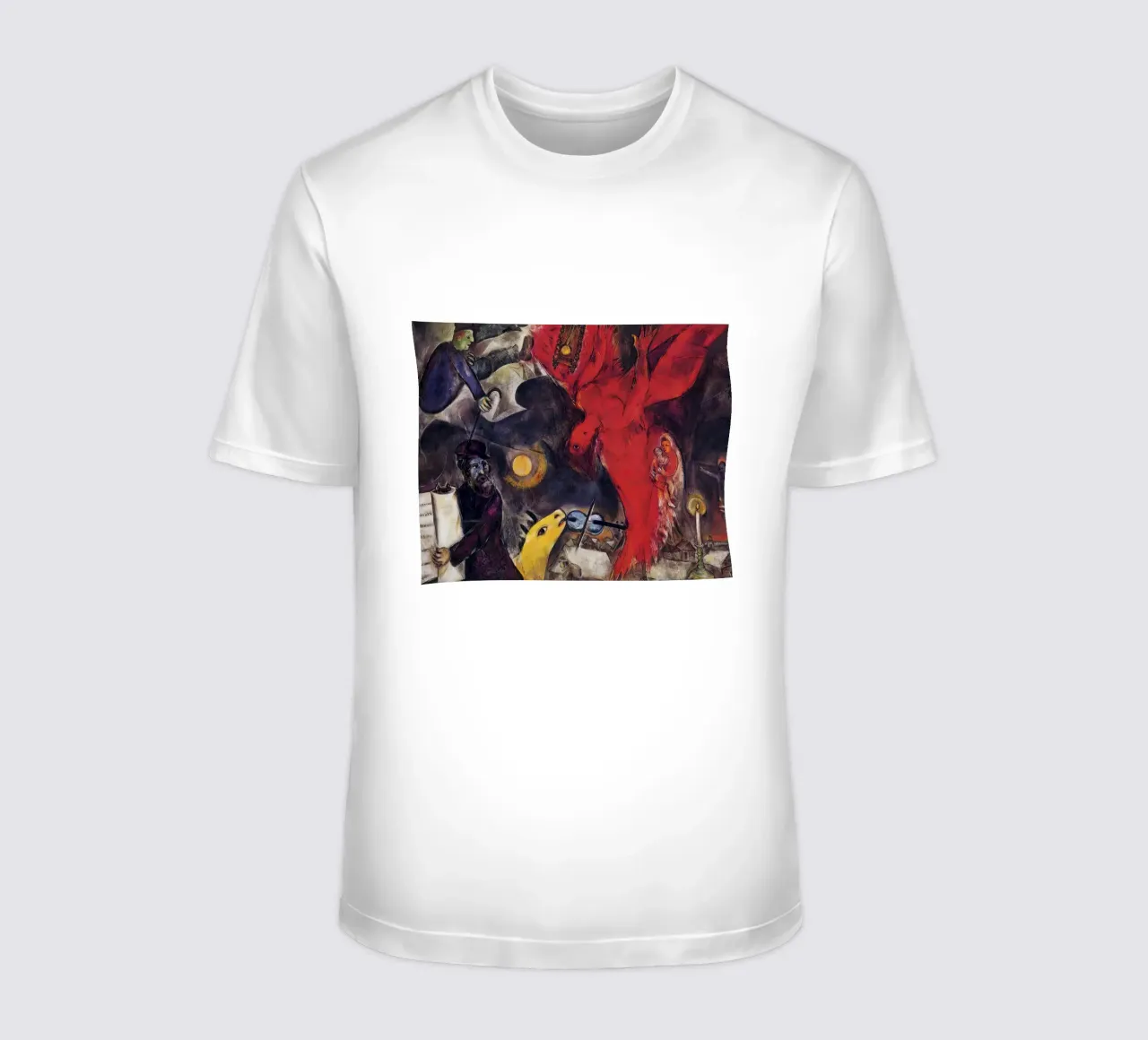 Marc Chagall L'angelo che cade t-shirt da MC Exhebition