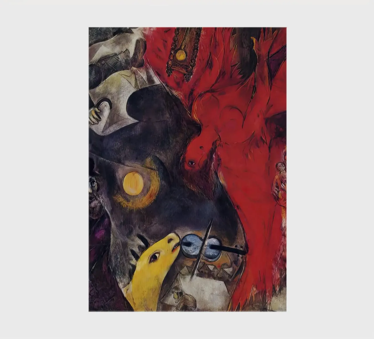 Marc Chagall L'angelo che cade diario da MC Exhebition