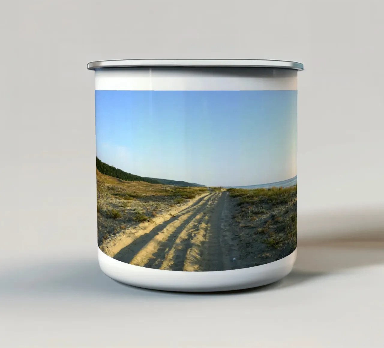 sentiero sabbioso duna tazza in smalto da life of sands