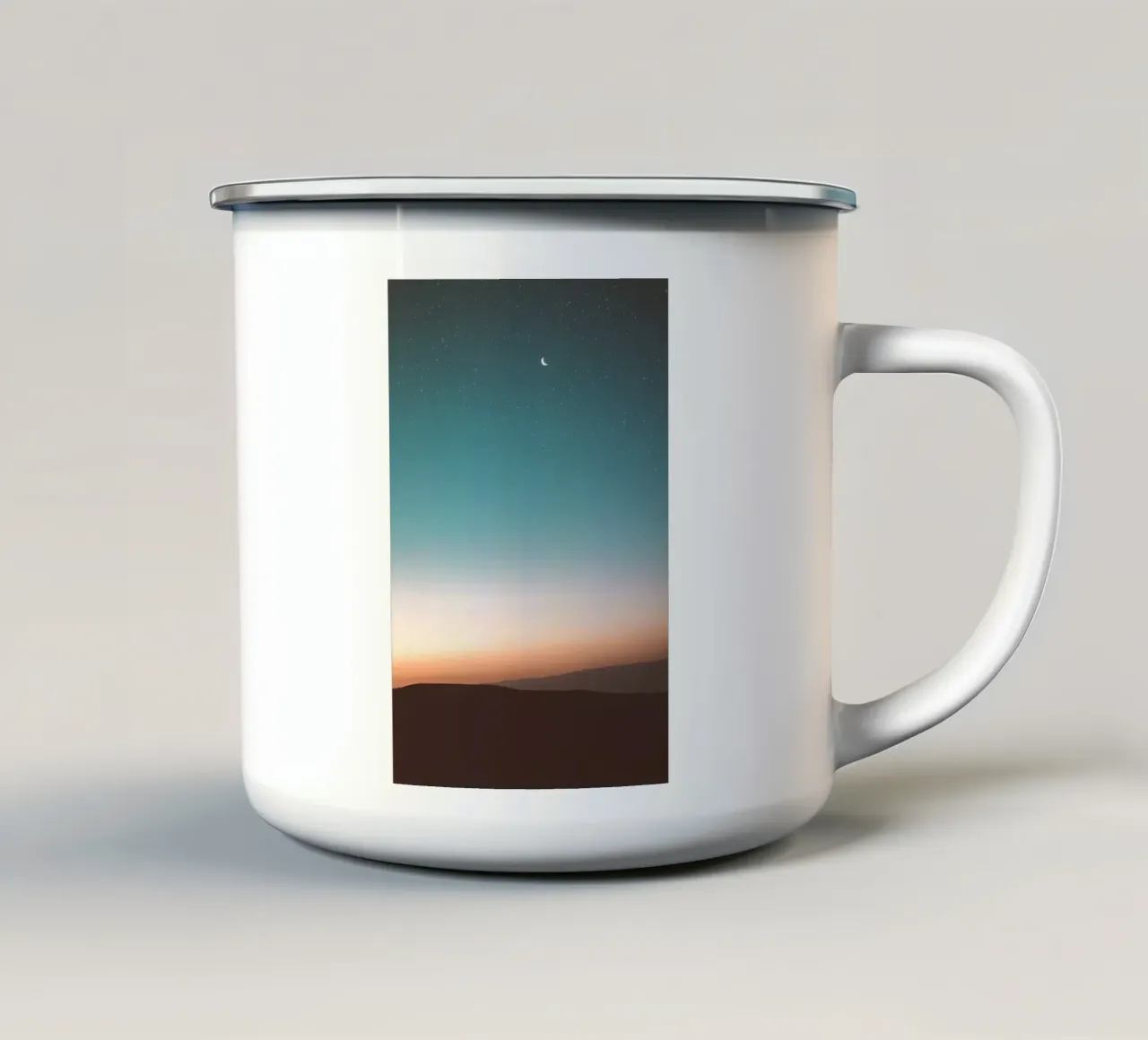 stelle a mezzaluna tazza in smalto da life of sands