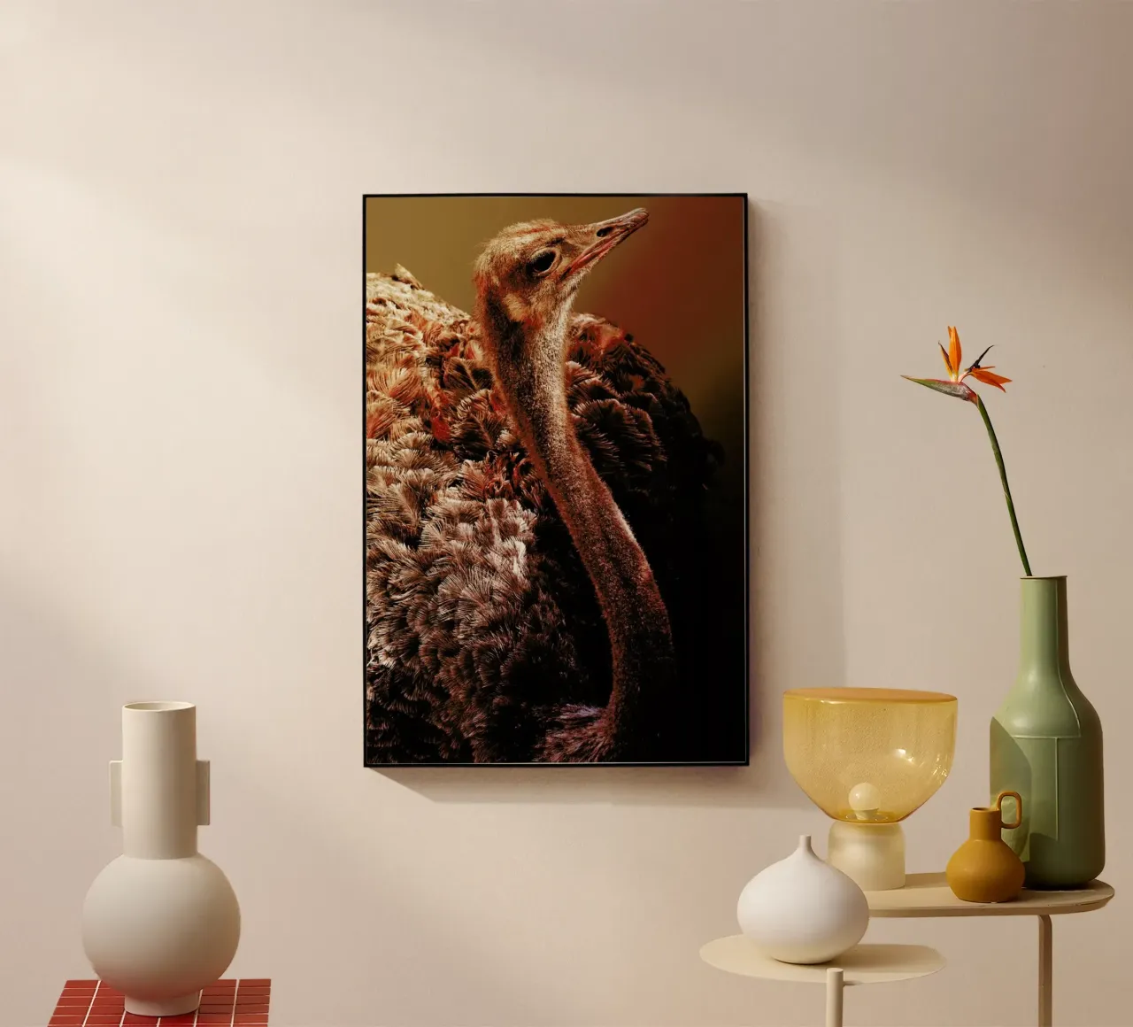 Ostrich plexiglass da Wouter Rikken