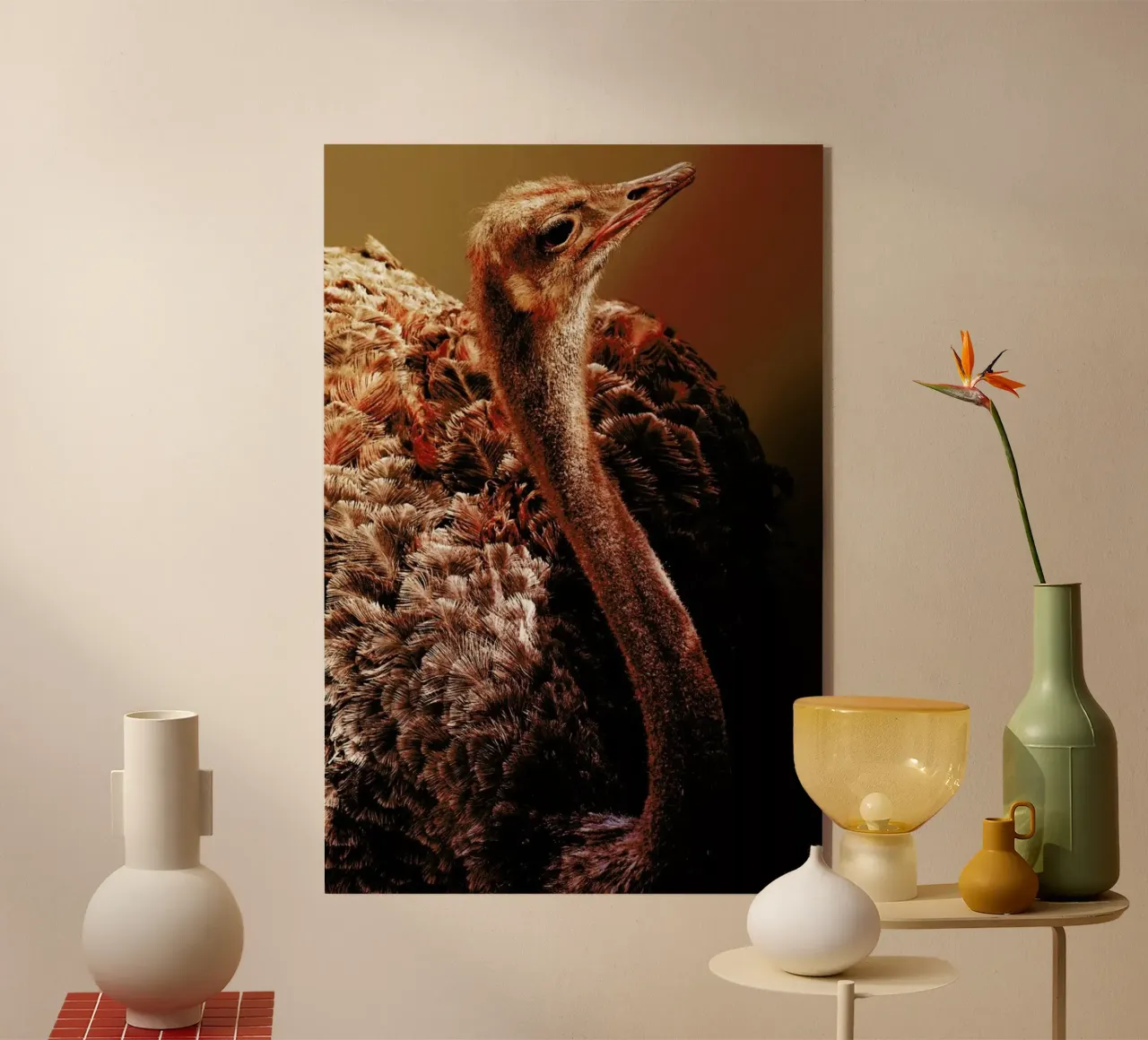 Ostrich plexiglass da Wouter Rikken