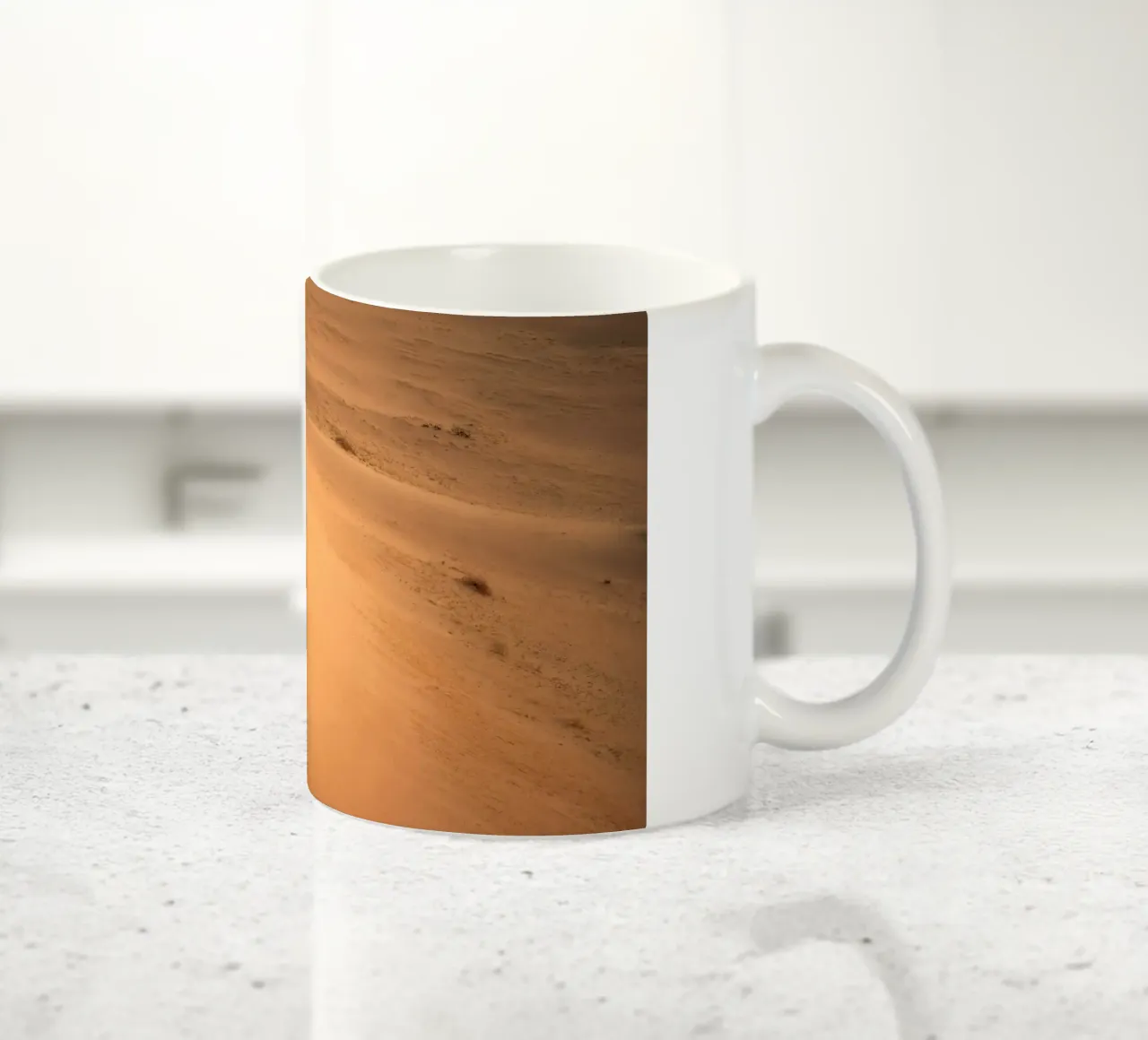 Barren sand ceramic mug by life of sands