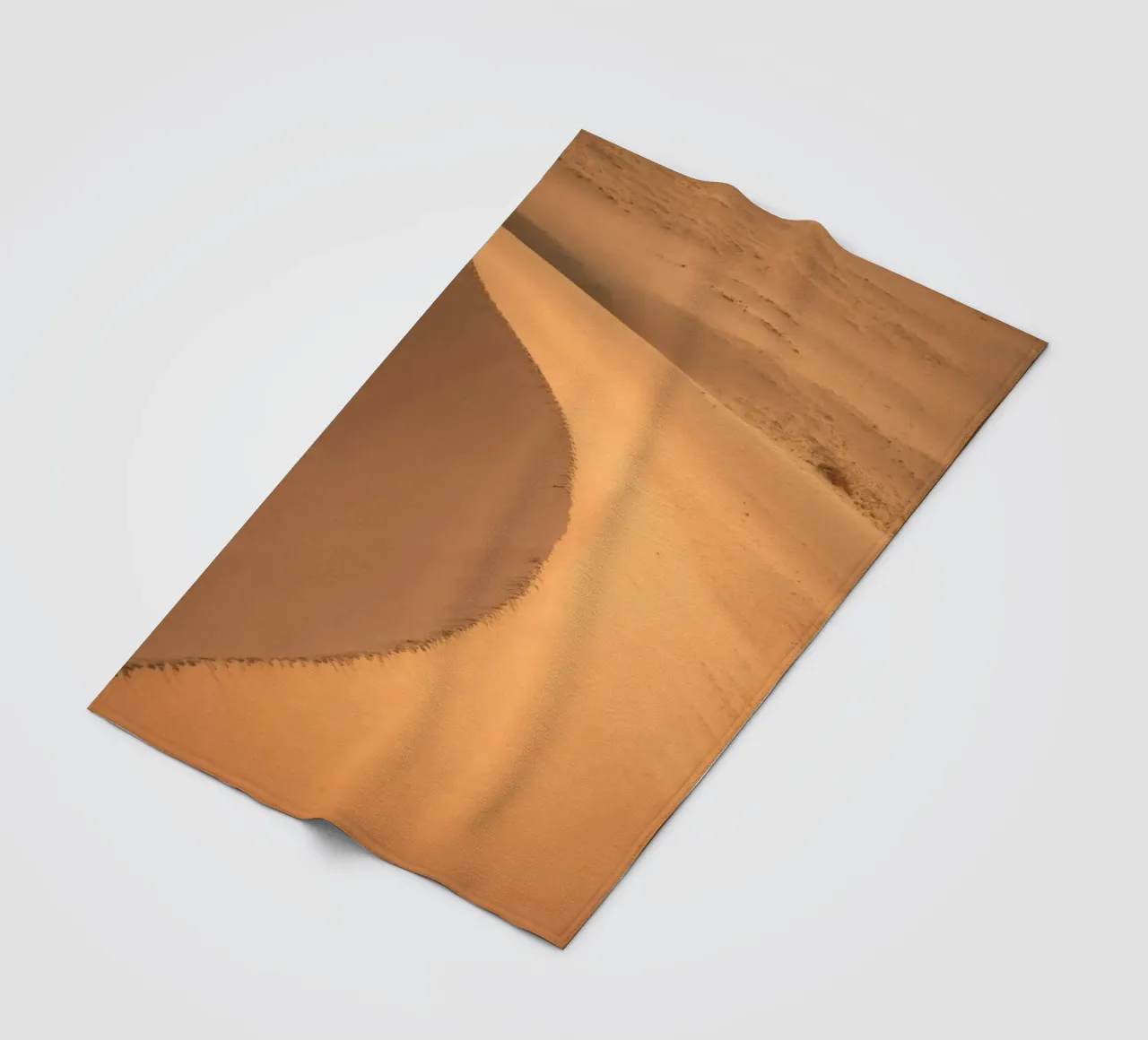 Barren sand fleece blanket by life of sands