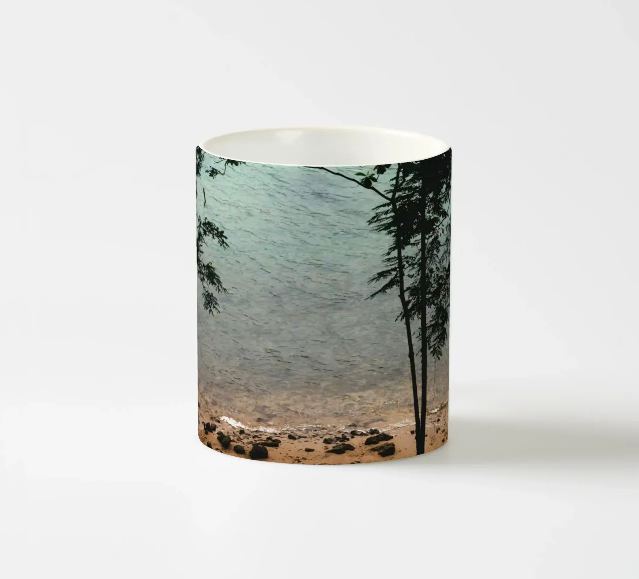 ciottoli macinati con acqua di mare tazza in ceramica da life of sands