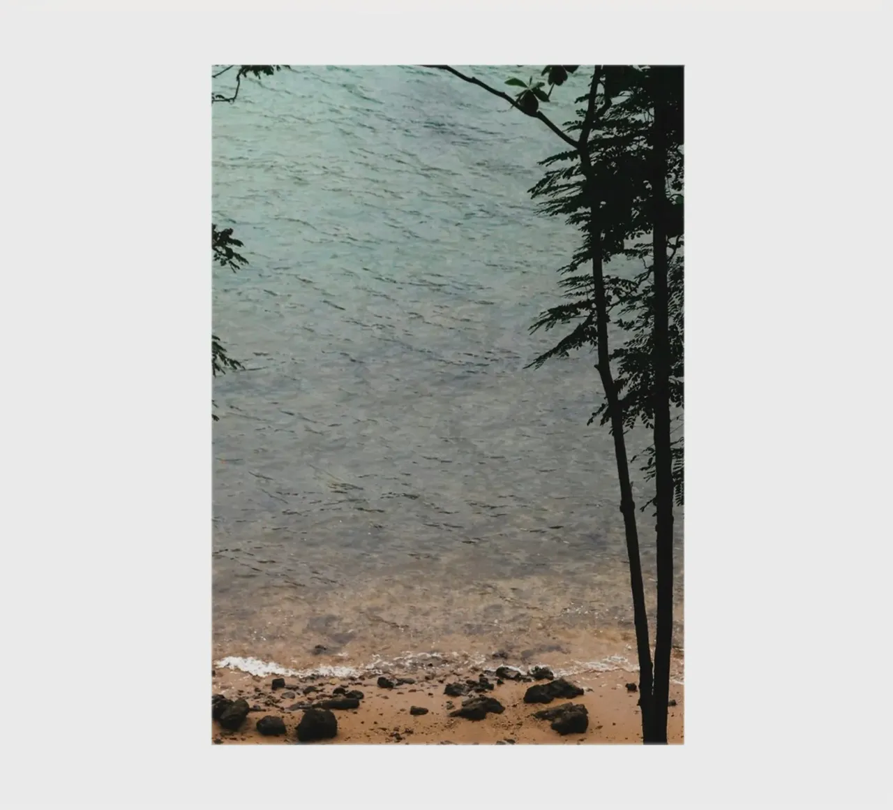 pebbles ground with seawater notebook by life of sands