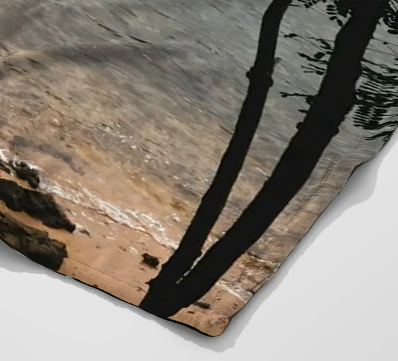 mit Meerwasser gemahlene Kieselsteine Fleecedecke von life of sands