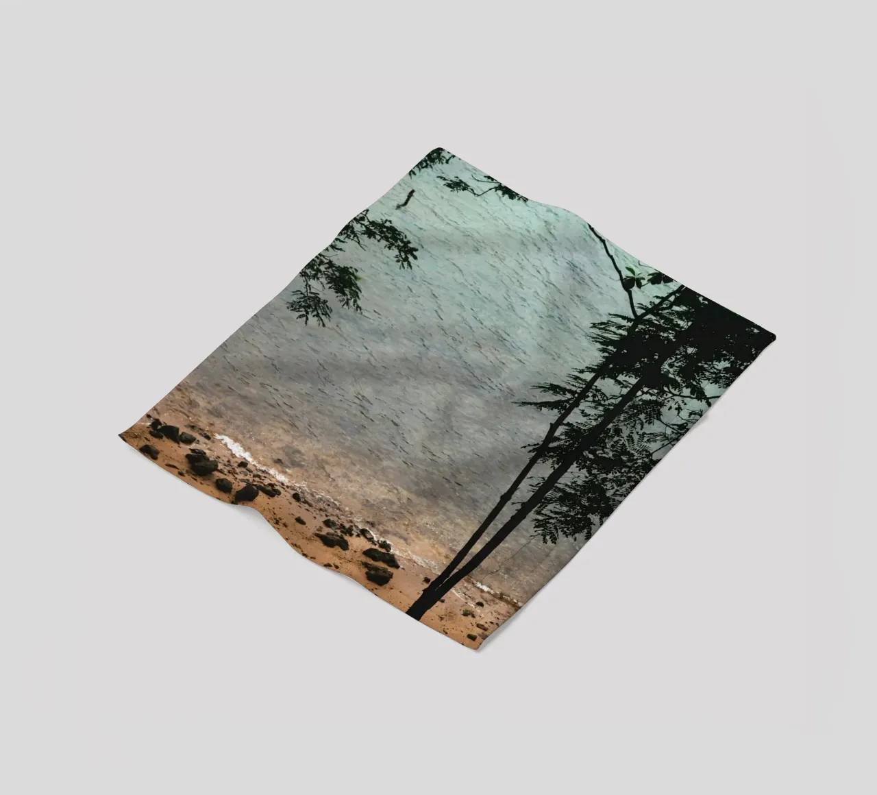 mit Meerwasser gemahlene Kieselsteine Fleecedecke von life of sands