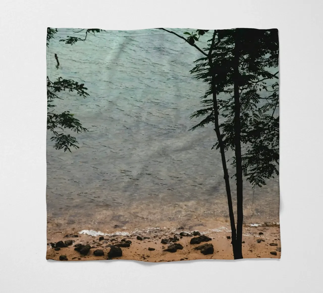 mit Meerwasser gemahlene Kieselsteine Fleecedecke von life of sands
