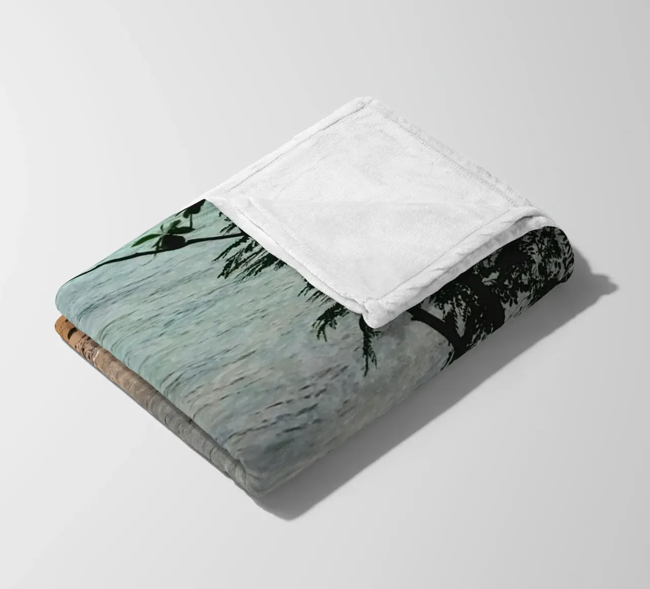 mit Meerwasser gemahlene Kieselsteine Fleecedecke von life of sands