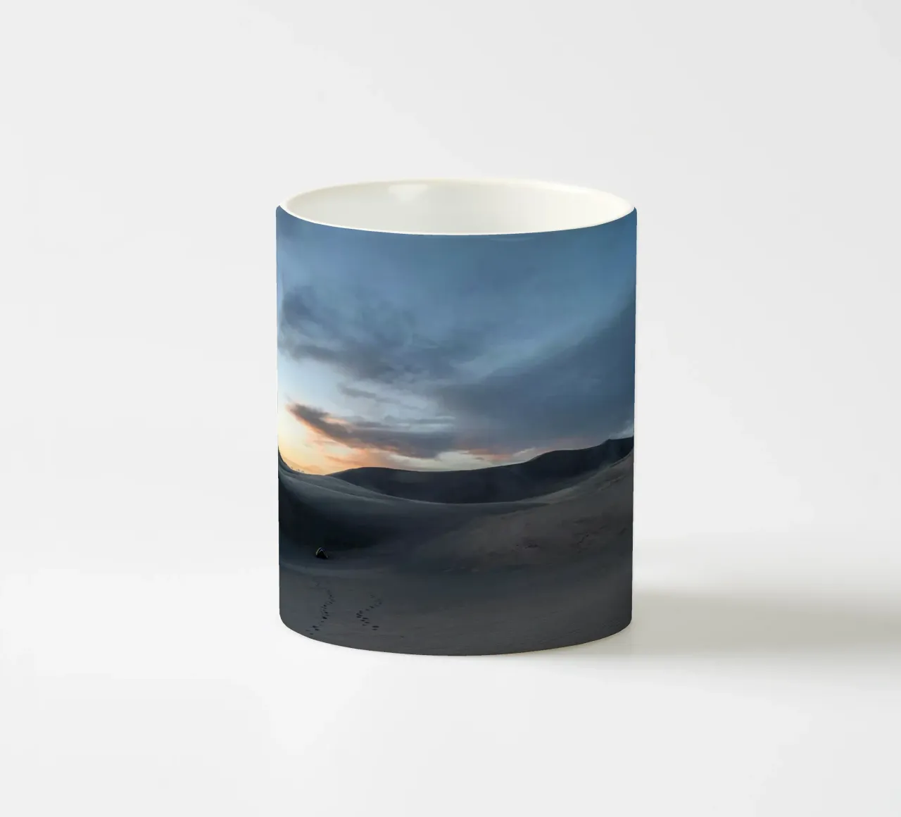 paesaggio il crepuscolo tazza in ceramica da life of sands