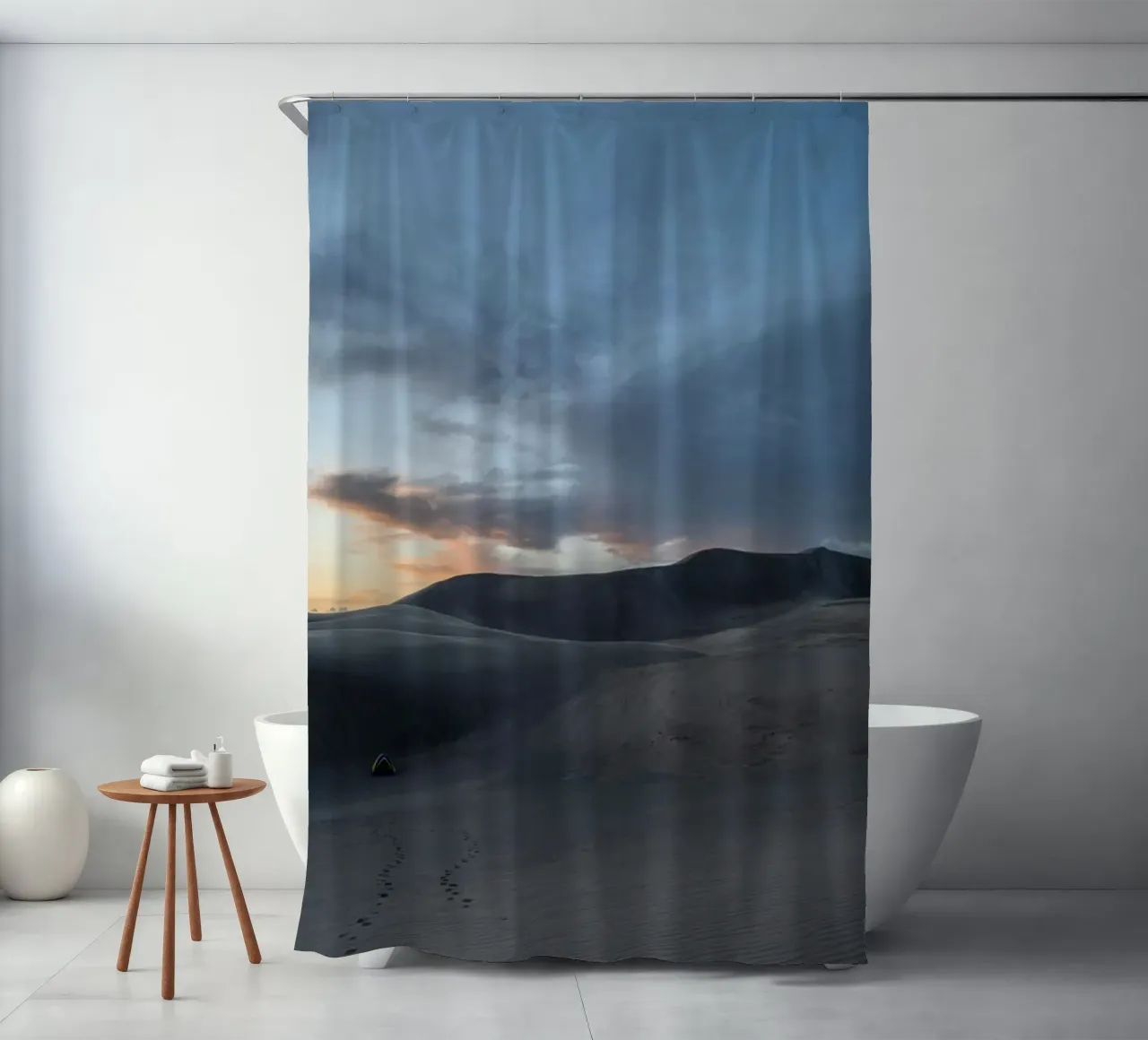 landscape the twilight shower curtain by life of sands