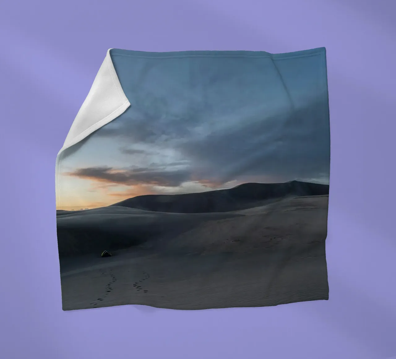 paesaggio il crepuscolo coperta in pile da life of sands