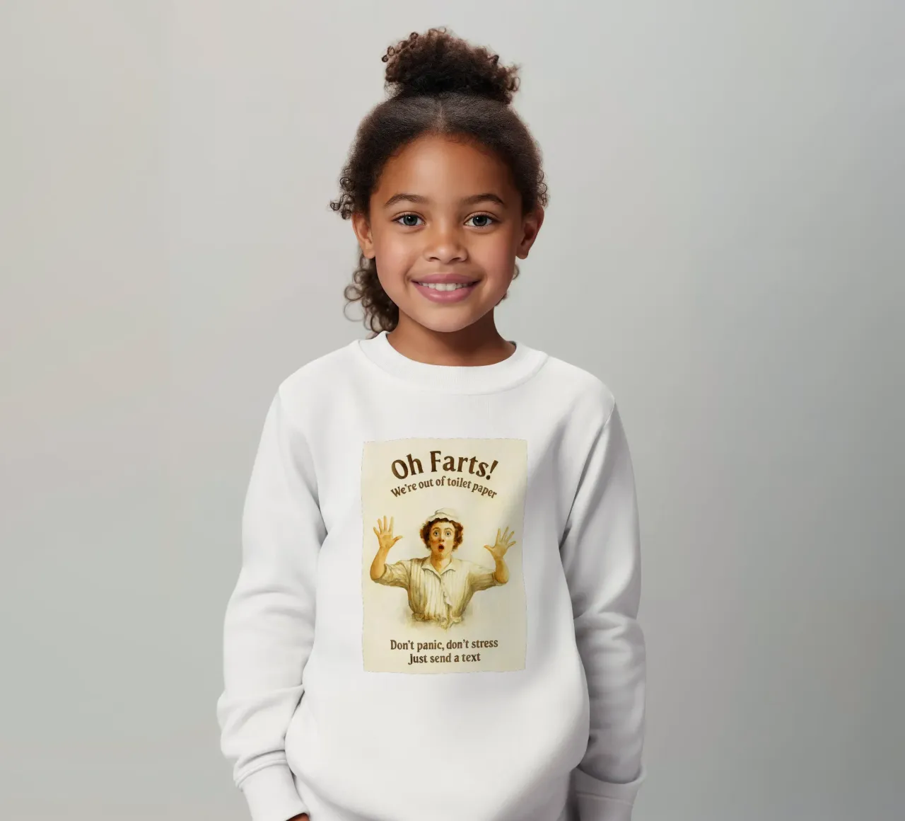 nice to meat you woman retro classic painting sudadera para niño de pakazi