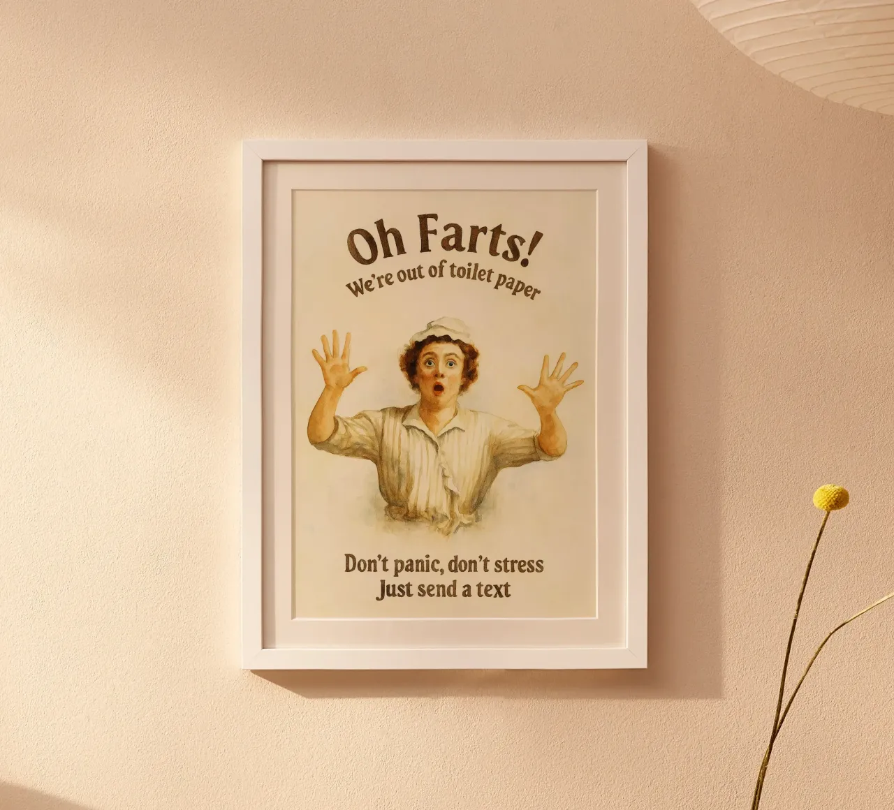 bello di carne voi donna pittura retrò classico poster con telaio in alluminio da pakazi