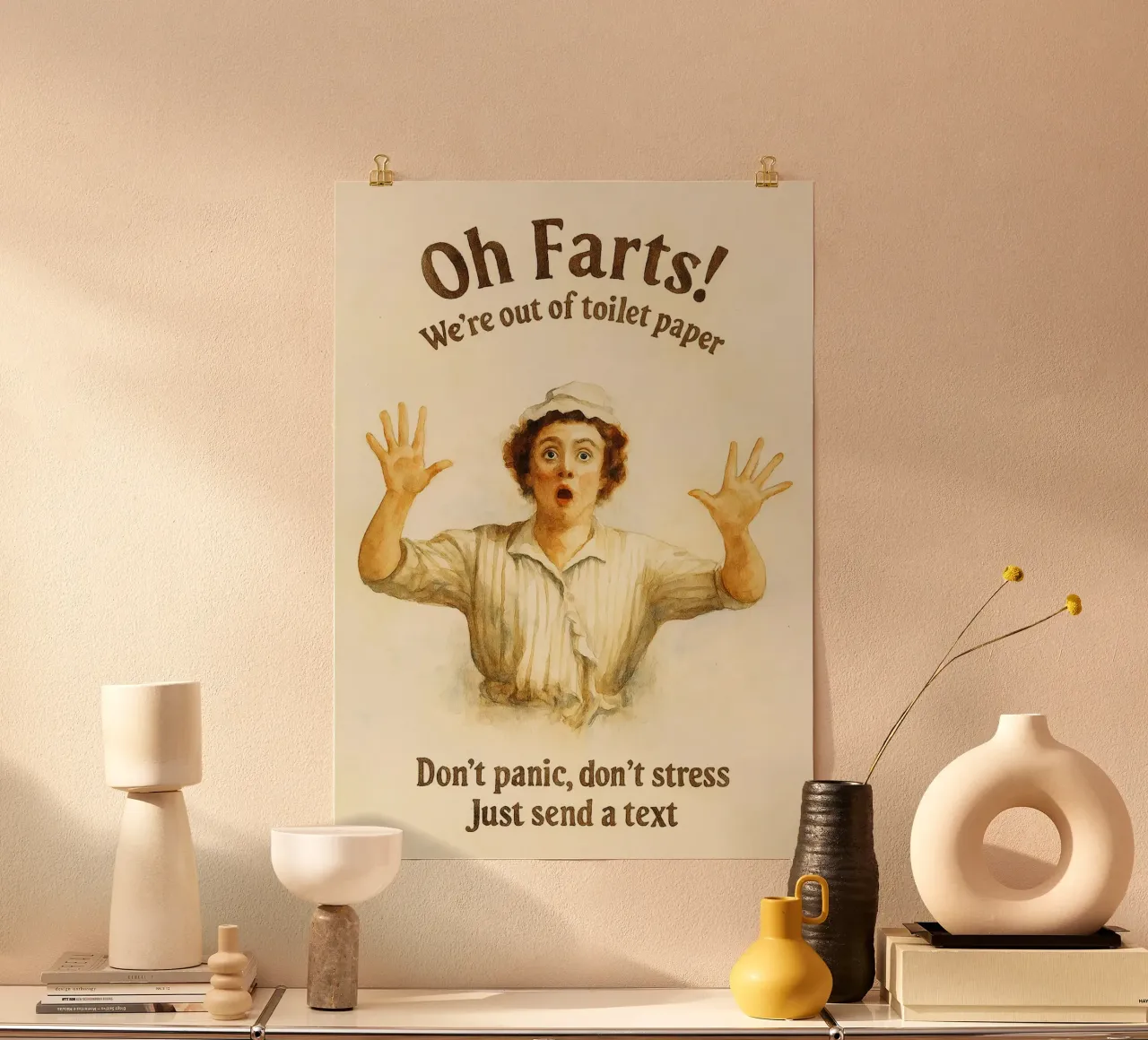 bello di carne voi donna pittura retrò classico poster da pakazi