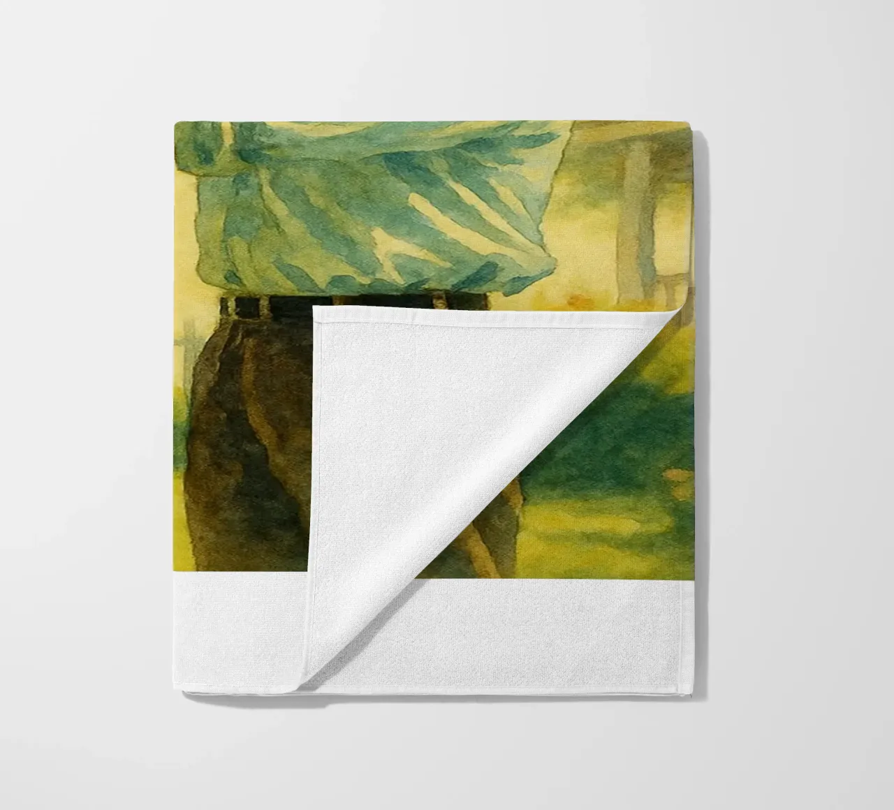 I veri uomini fanno il bucato Quadro classico retrò telo mare da pakazi