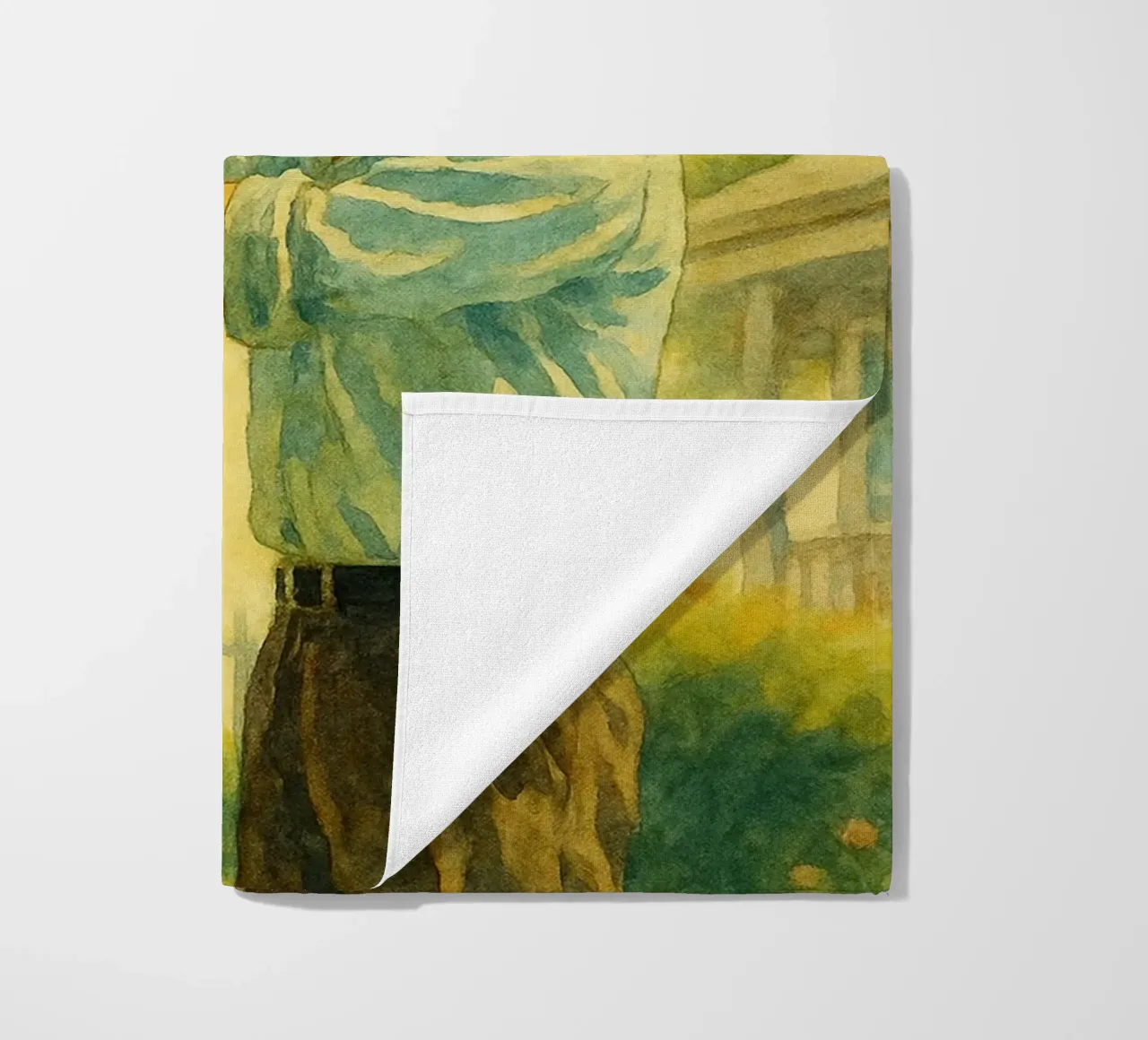 I veri uomini fanno il bucato Quadro classico retrò telo mare da pakazi