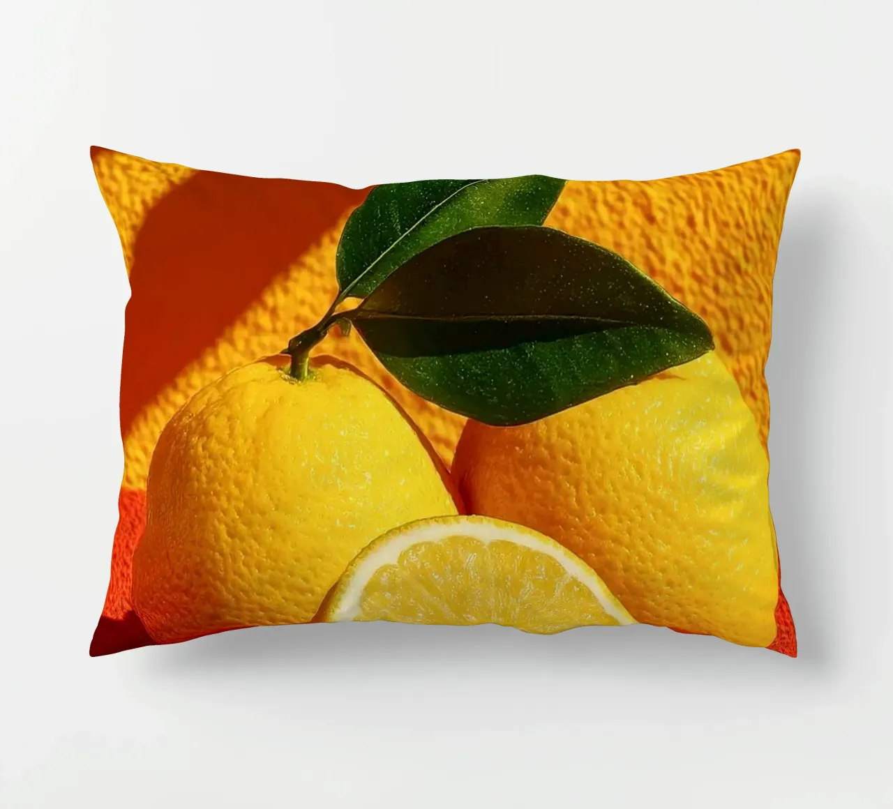 arance limone agrumi cuscino da Bernadette Miller