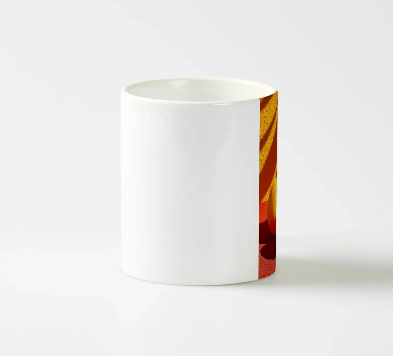 Orangen Zitrone Zitrusfrüchte Keramik Tasse von Bernadette Miller