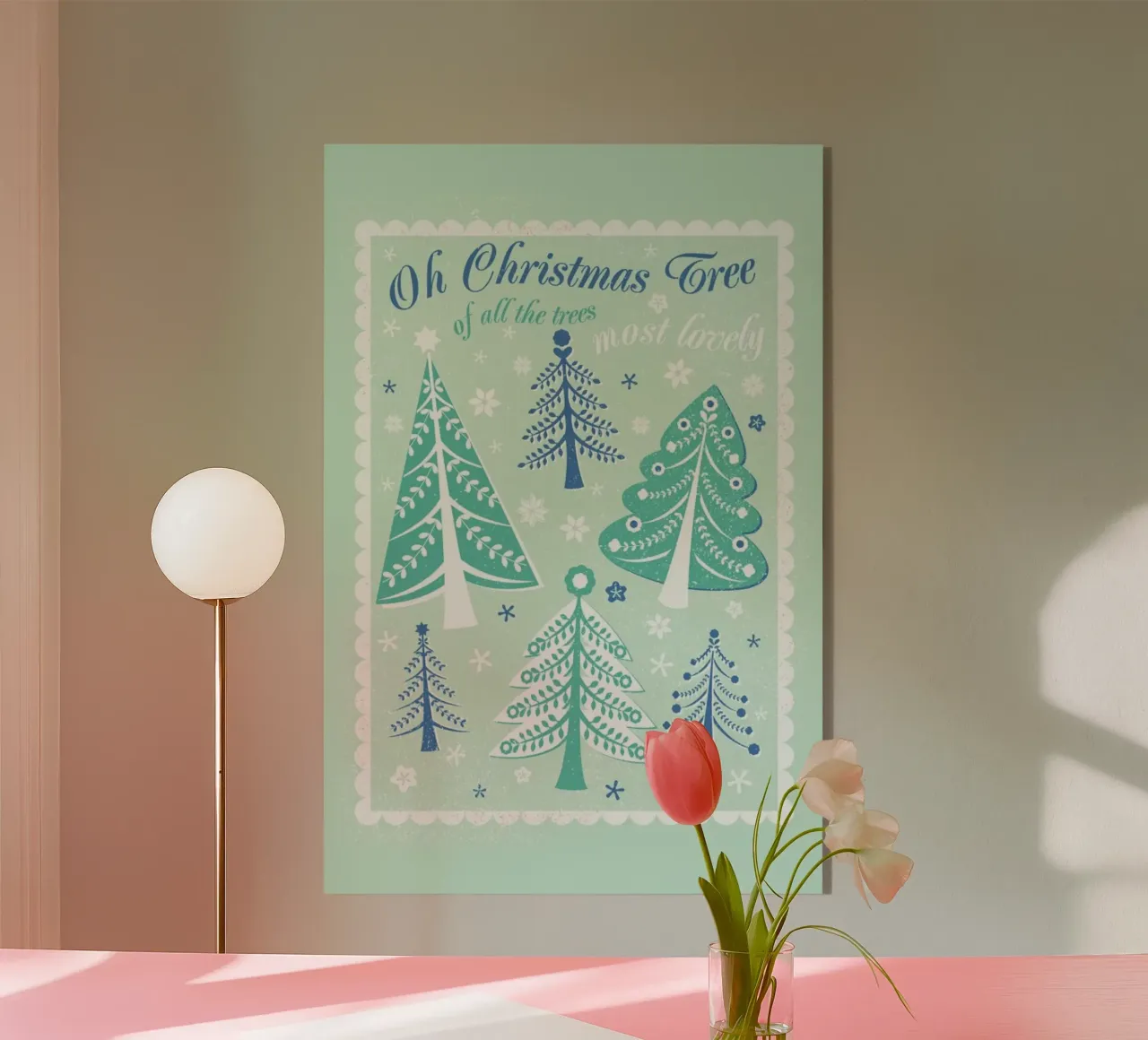 Scandi Trees plexiglass da Catherine Aguilar