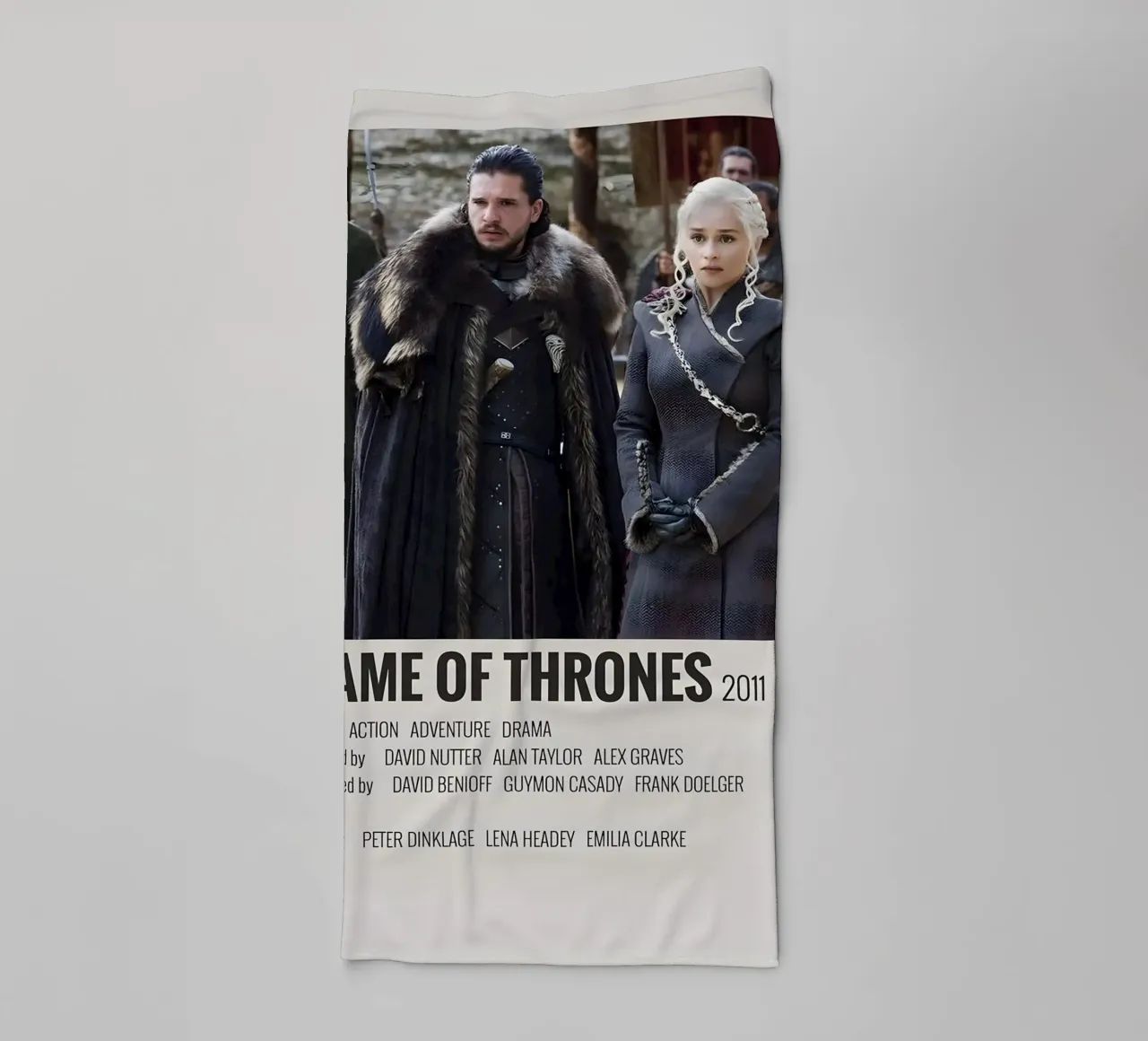 GAME OF THRONES 2011 asciugamano da bagno da MVFminimalist