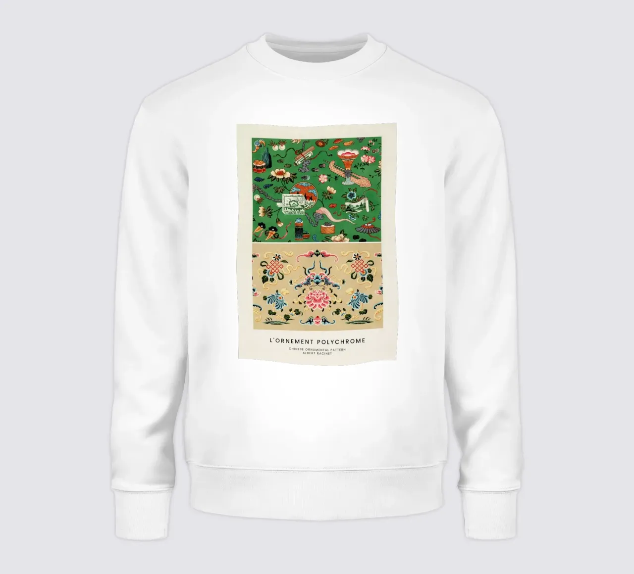 Racinet -  Chinese Ornamental Pattern III felpa da Vintage by JUNIQE