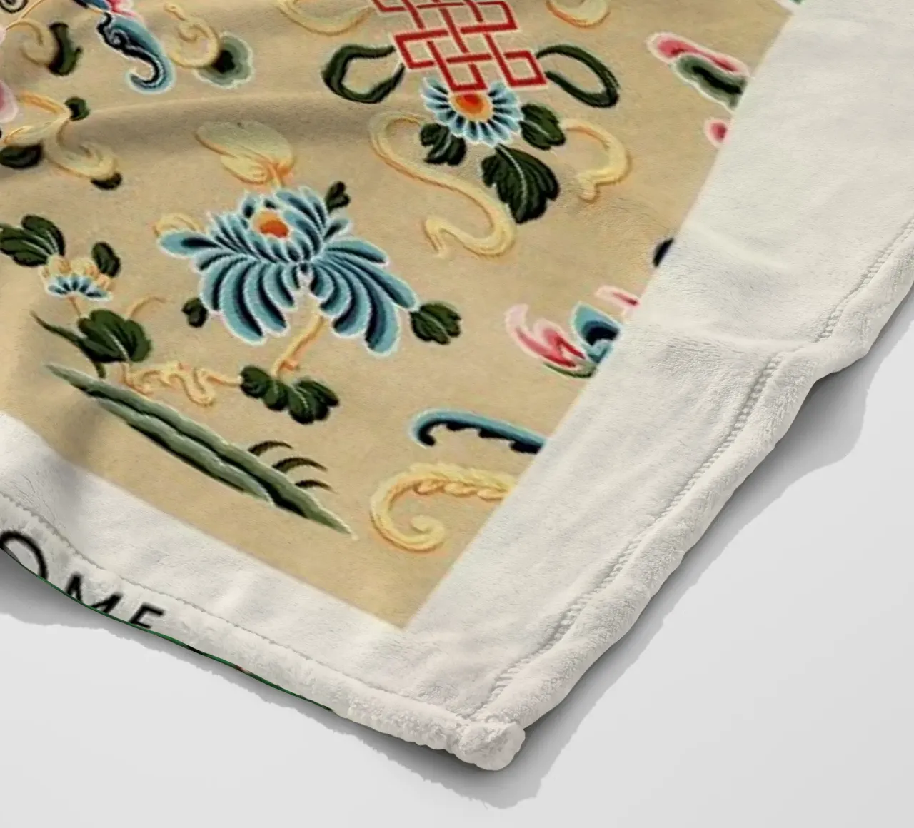 Racinet -  Chinese Ornamental Pattern III coperta in pile da Vintage by JUNIQE