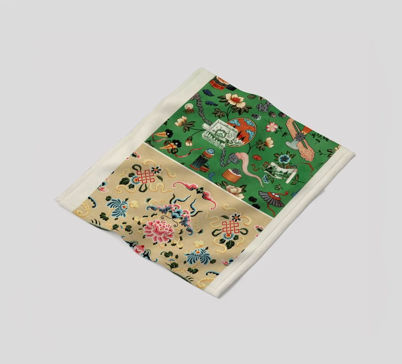 Racinet -  Chinese Ornamental Pattern III coperta in pile da Vintage by JUNIQE