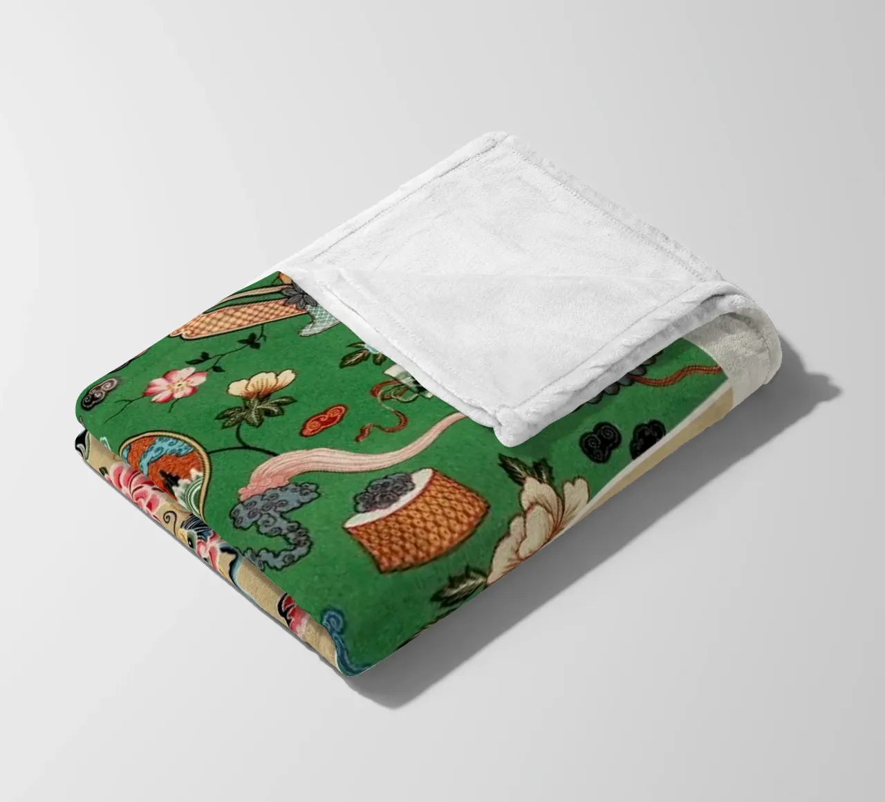 Racinet -  Chinese Ornamental Pattern III coperta in pile da Vintage by JUNIQE
