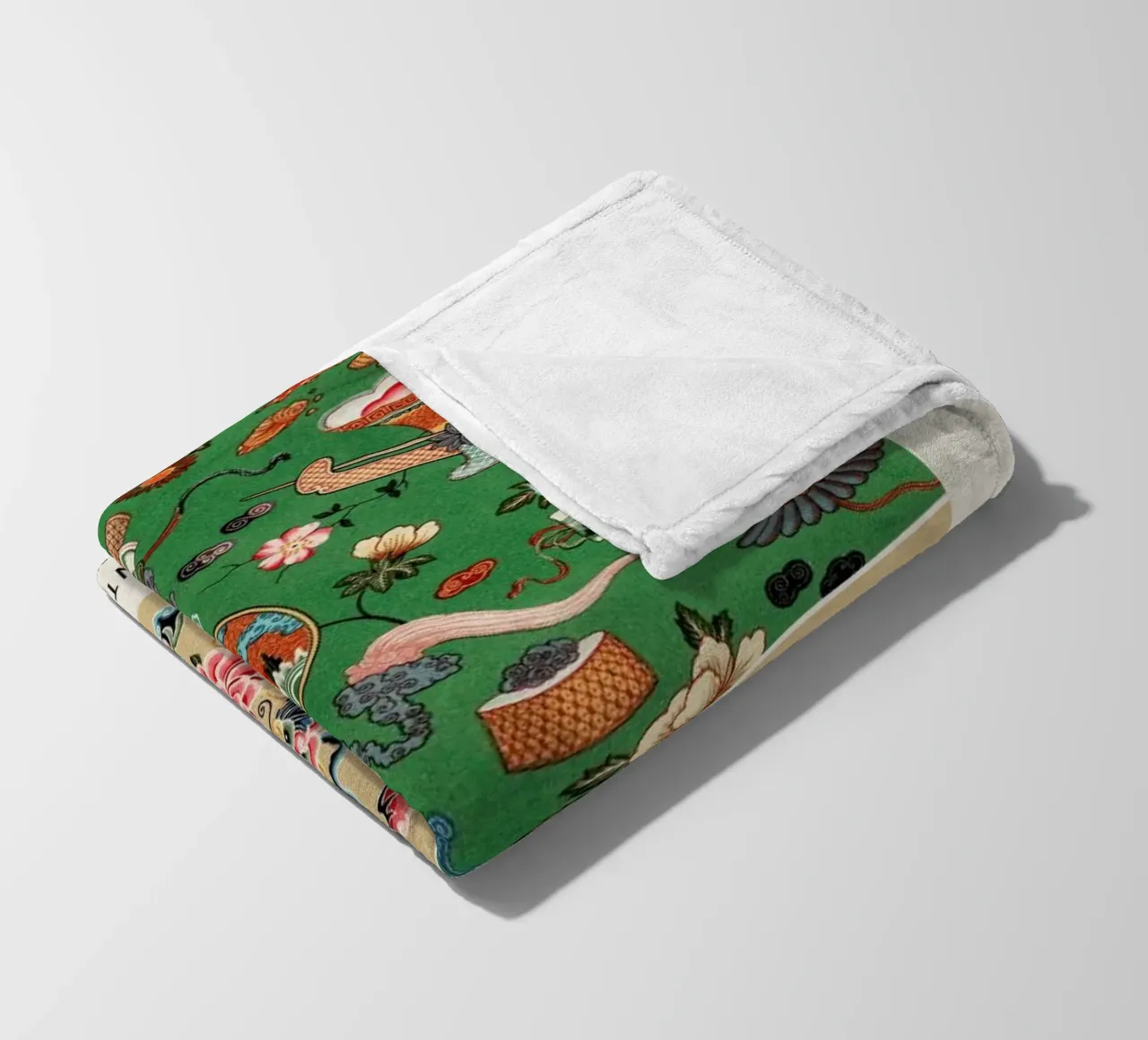 Racinet -  Chinese Ornamental Pattern III coperta in pile da Vintage by JUNIQE