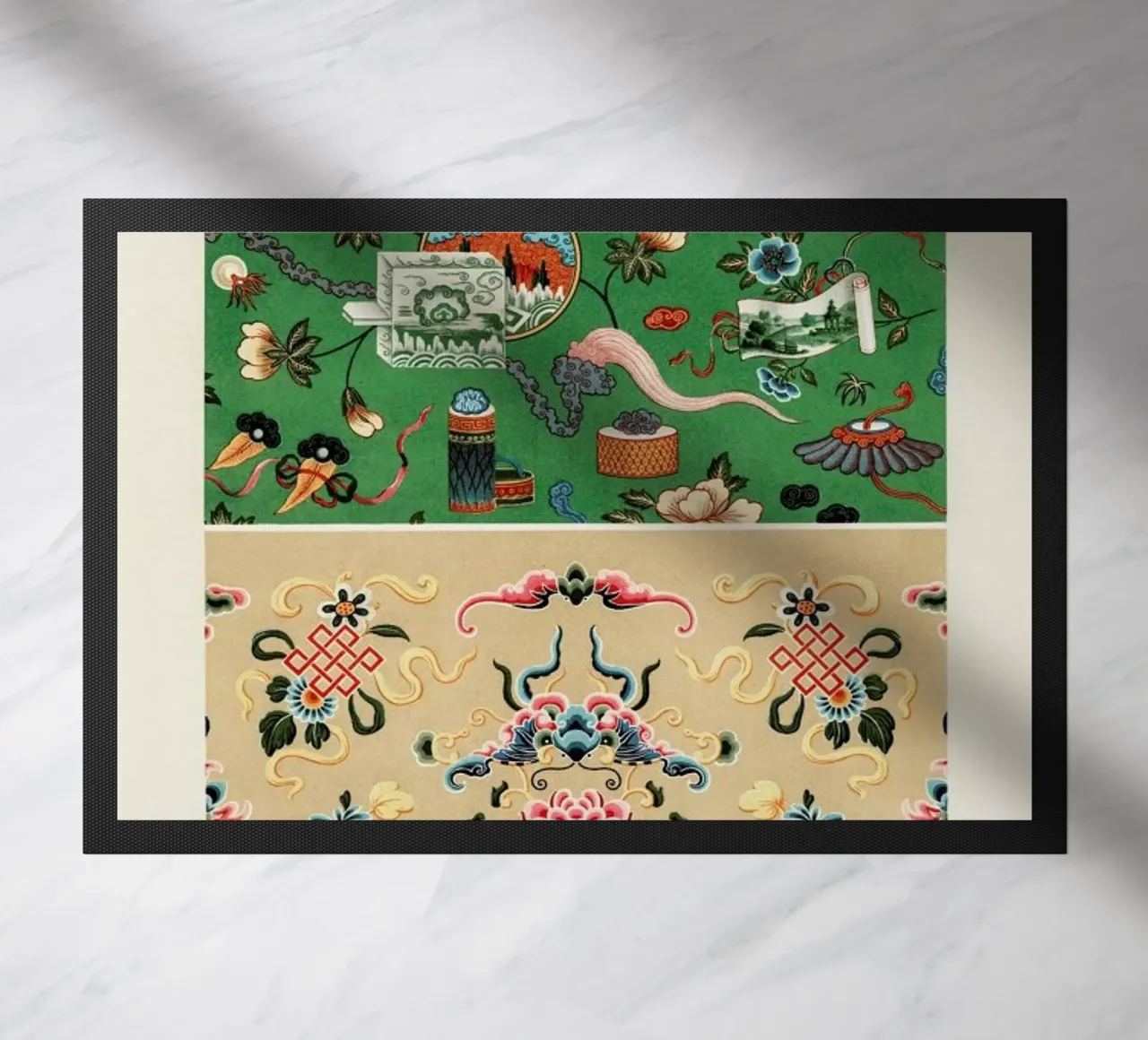 Racinet -  Chinese Ornamental Pattern III zerbino da Vintage by JUNIQE