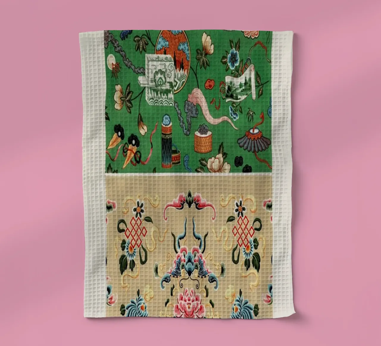 Racinet -  Chinese Ornamental Pattern III canovaccio da cucina da Vintage by JUNIQE