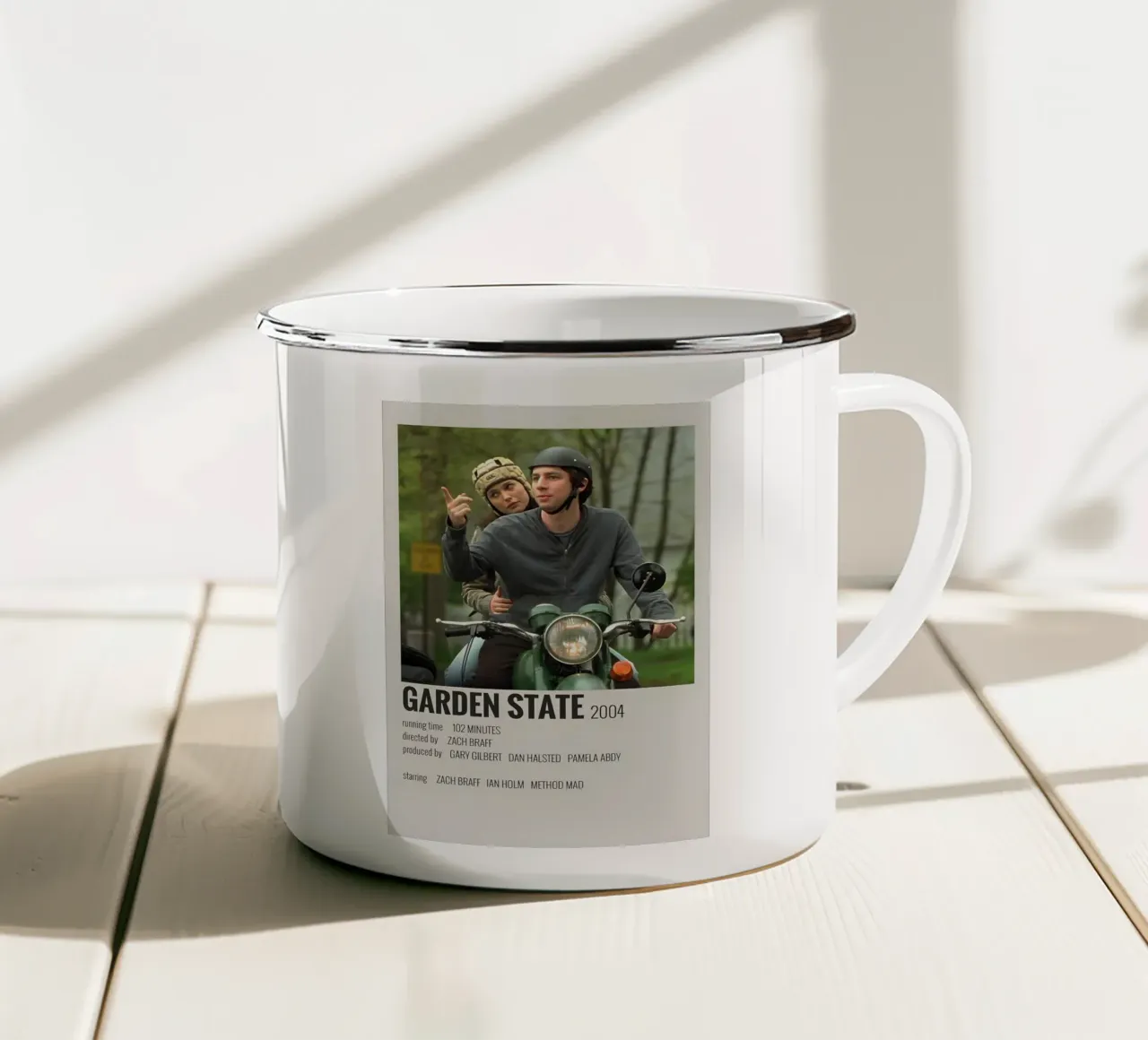 GARDEN STATE 2004 tazza in smalto da MVFminimalist