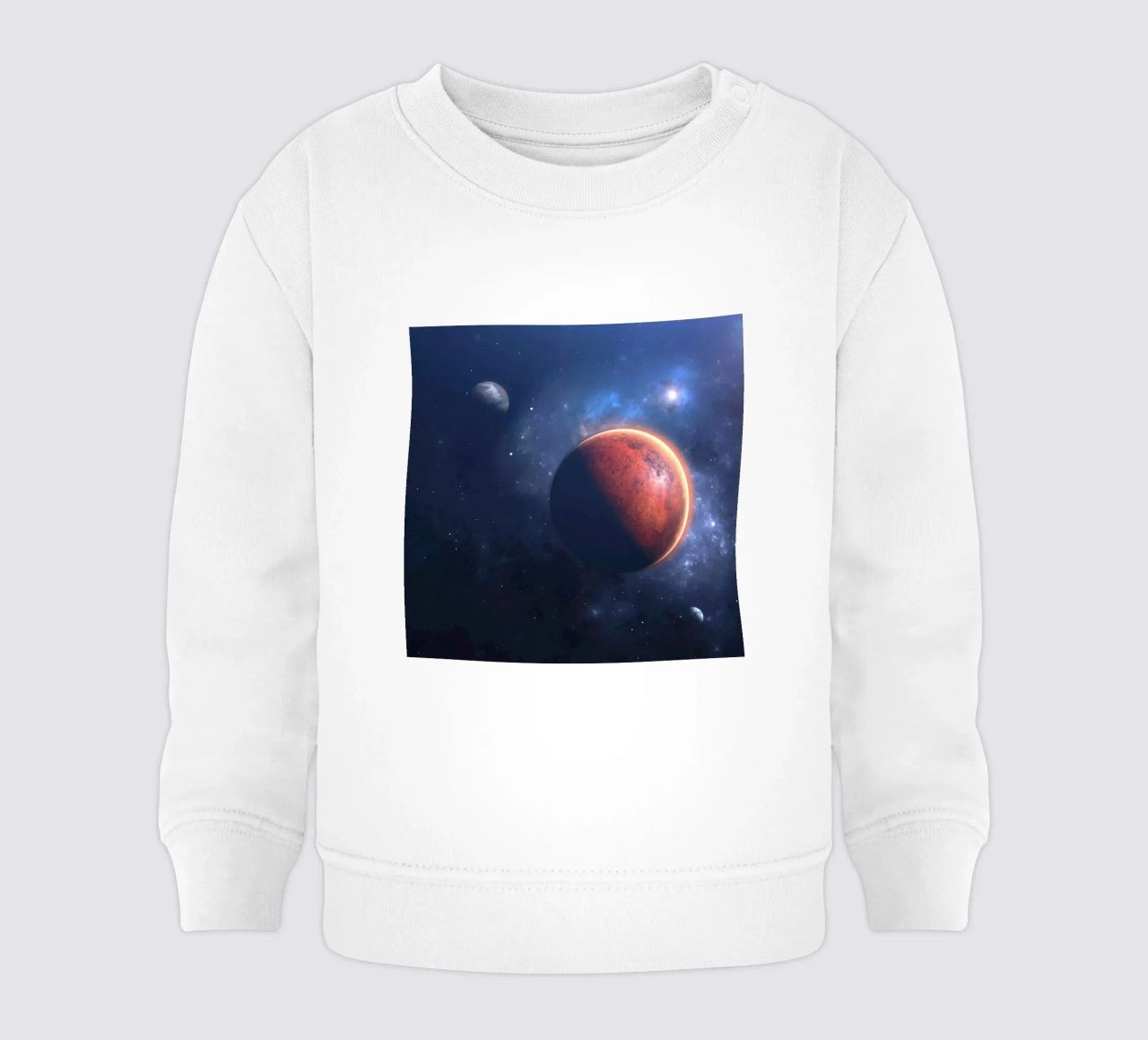 nebulosa spazio celeste felpa neonato da space words