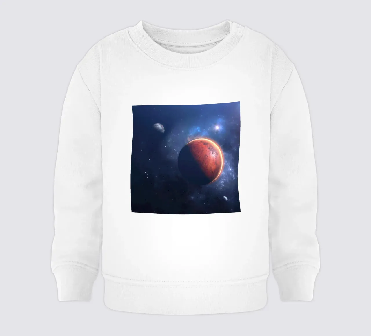 nebula celestial space baby sweatshirt by space words