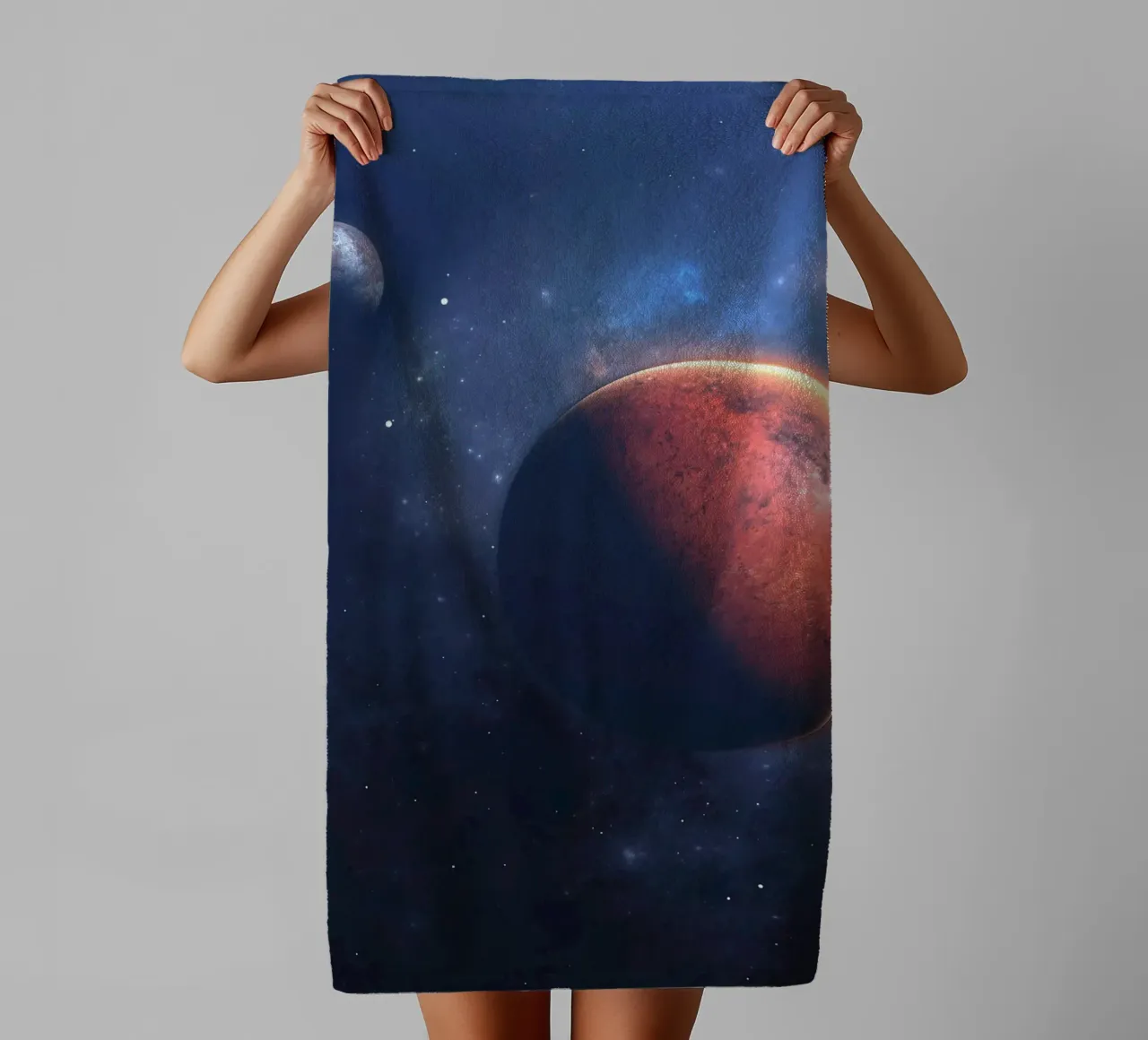 nebula celestial space towel by space words