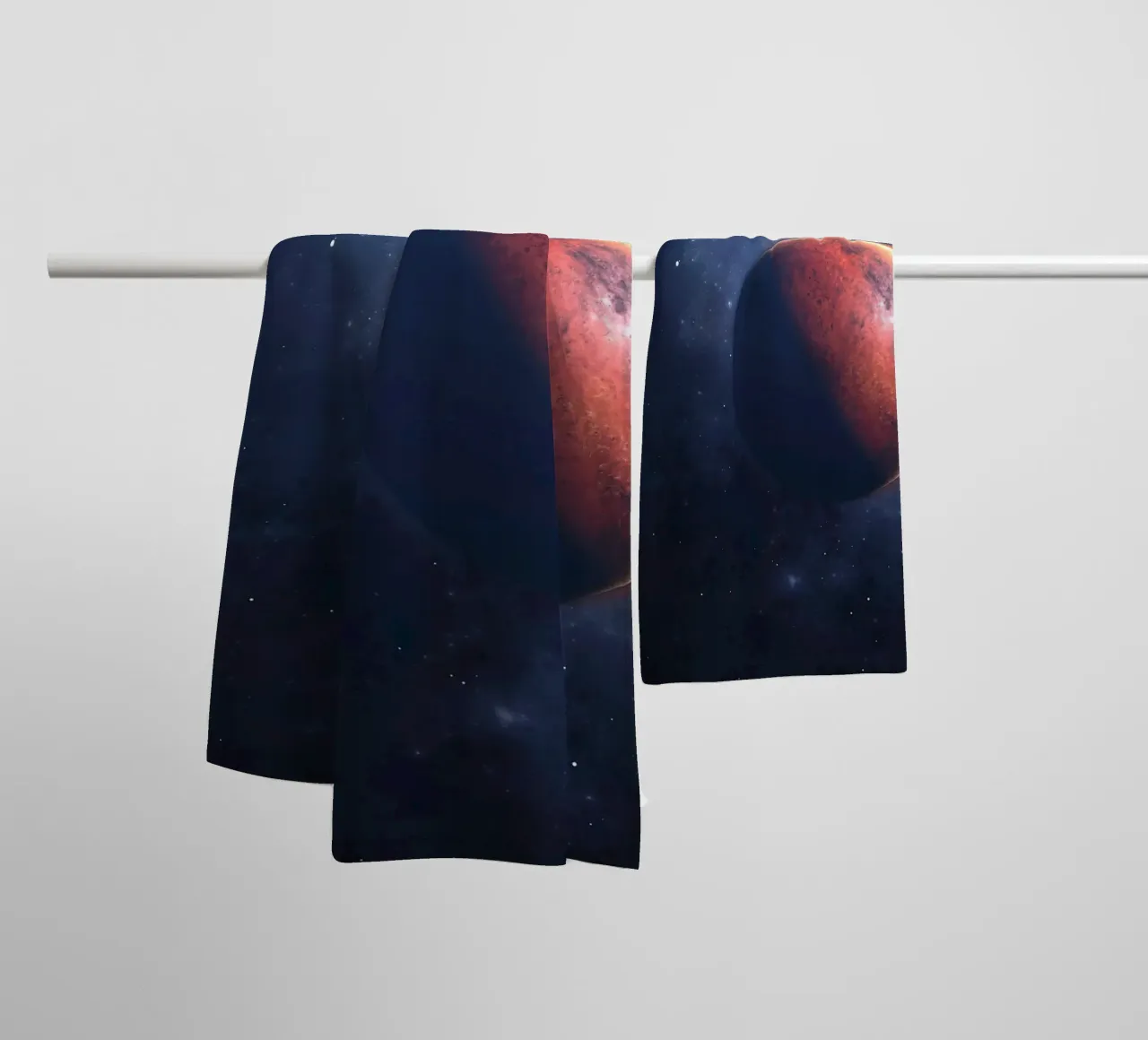 nebula celestial space towel by space words