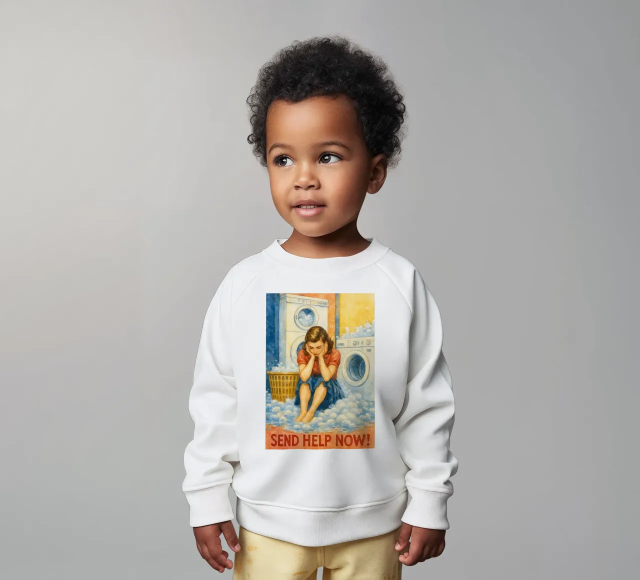 le donne tristi mandano aiuto ora in bagno felpa neonato da pakazi