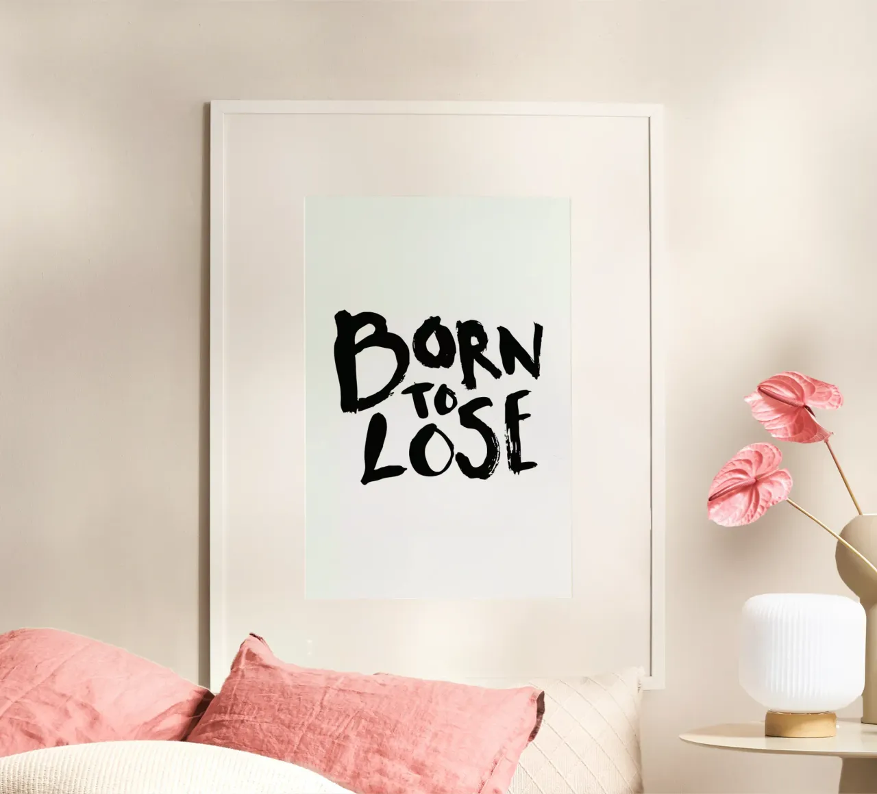 Born to Lose poster con telaio in plastica da Dead Language