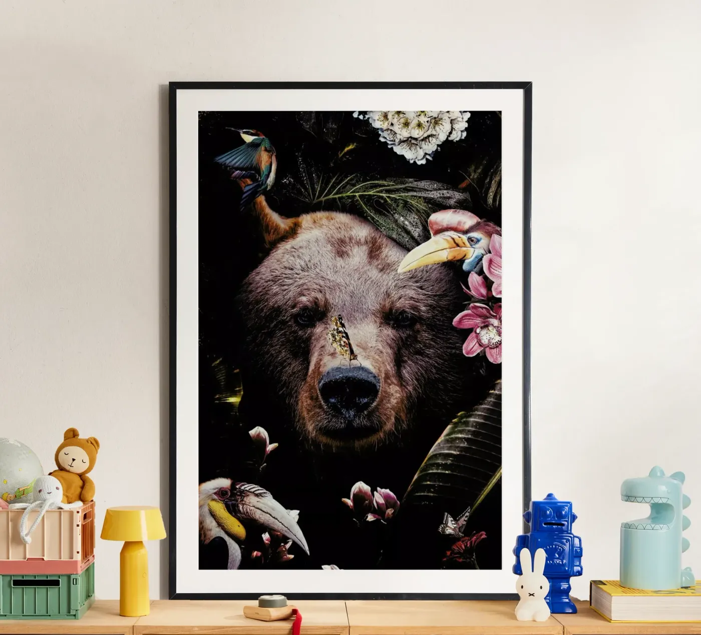 Bear poster van Wouter Rikken