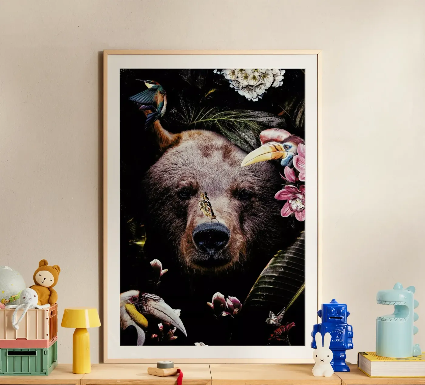 Bear poster van Wouter Rikken