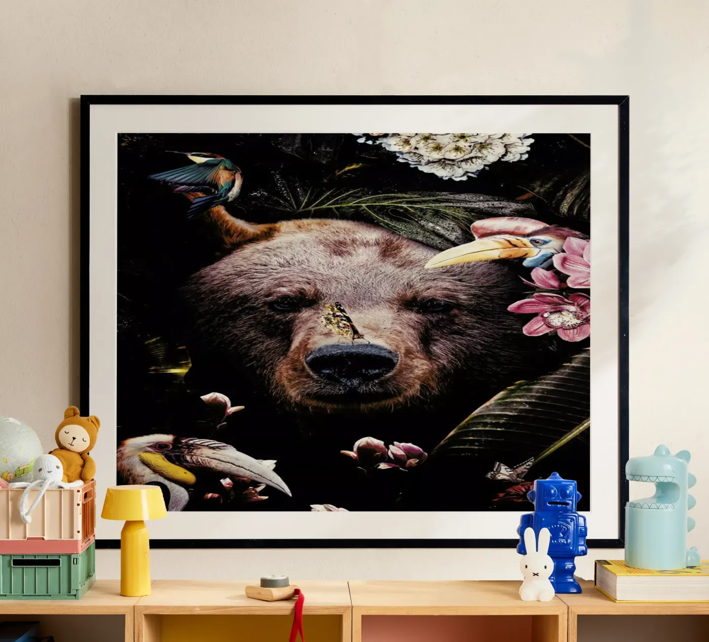 Bear poster van Wouter Rikken