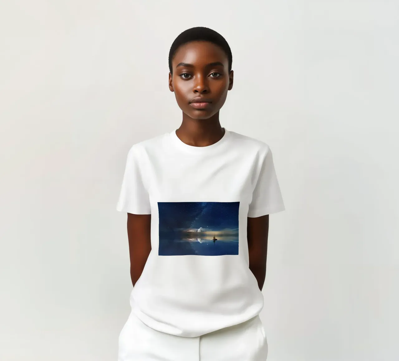 serenity tranquility t-shirt by space words