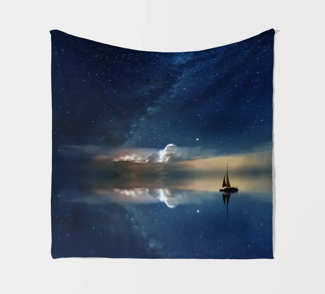 serenità tranquillità coperta in pile da space words