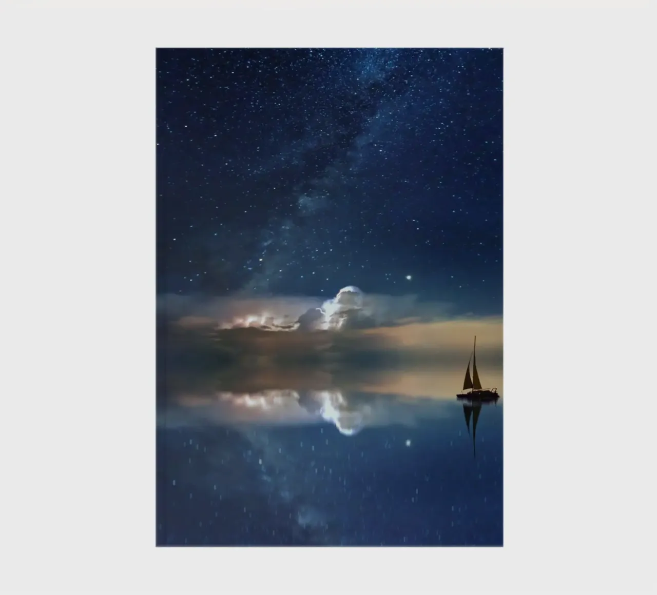 serenity tranquility notebook by space words