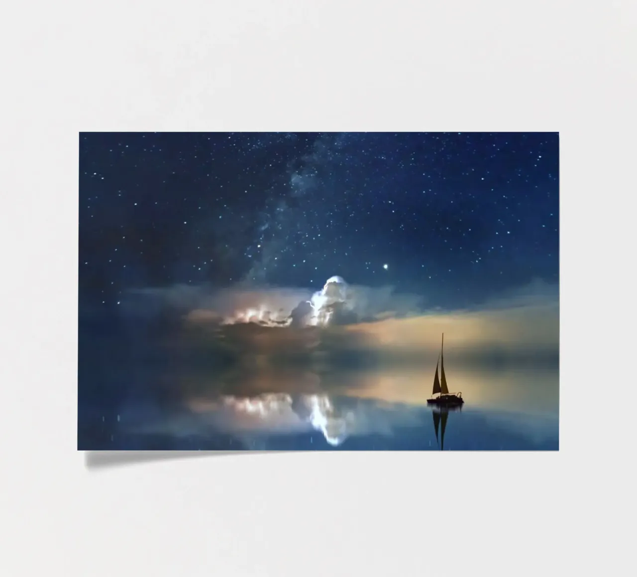serenity tranquility sticker sheet by space words