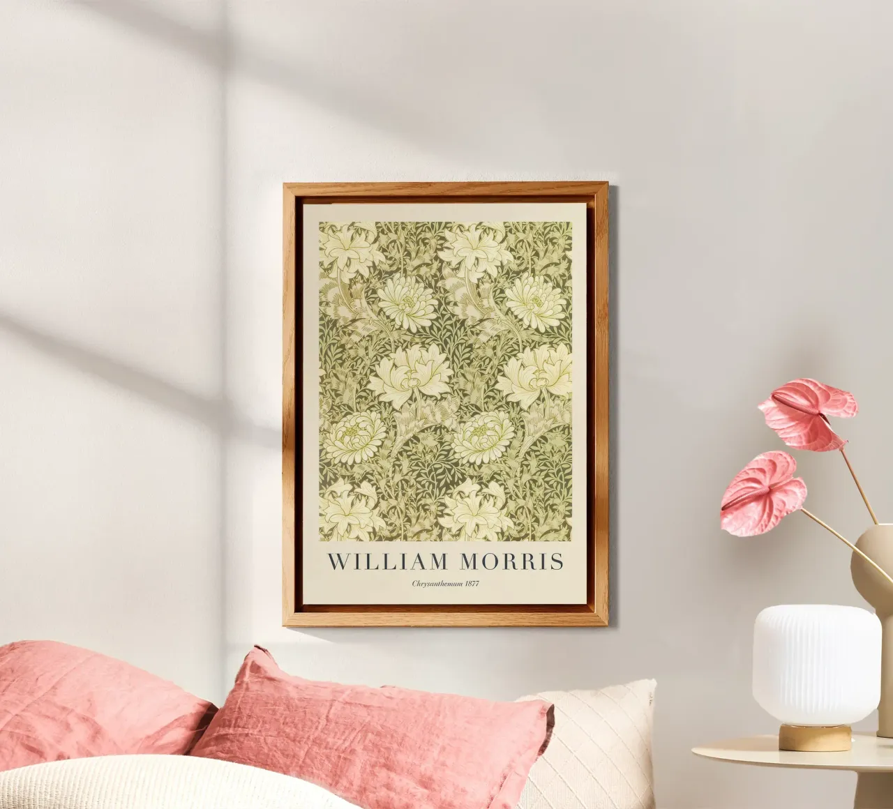 William Morris Crisantemo 1877 alluminio dibond da Flower